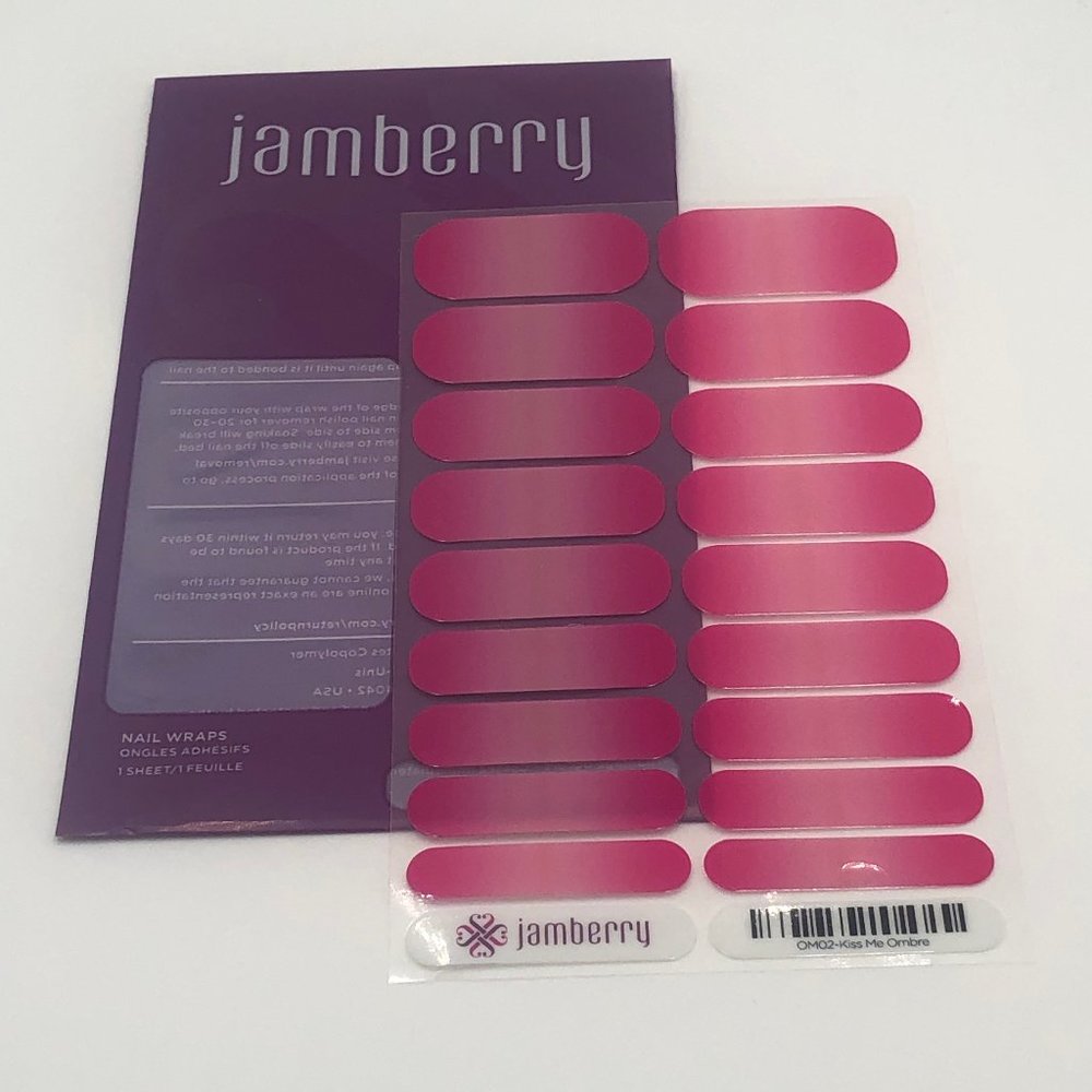Jamberry Wraps, Kiss Me Ombre, Full Sheet